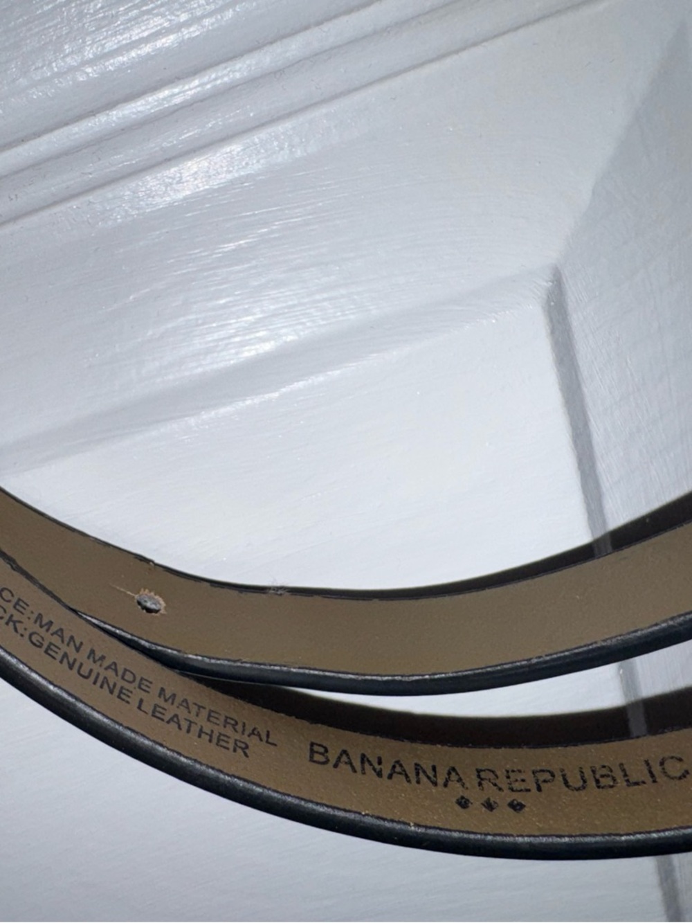 Banana Republic Black Belt with Elephant Charm 🐘 - Picture 3 of 5